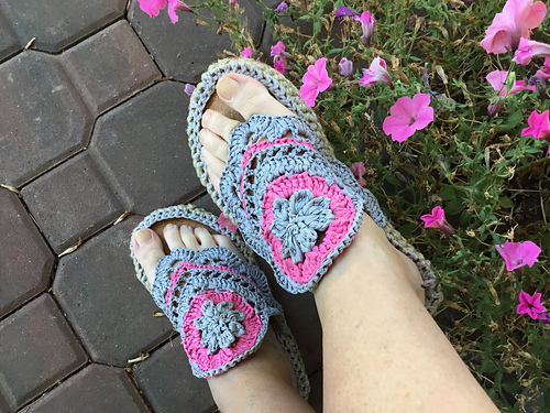 Blomsterkraft Hippie Sandaler - byRlupoli