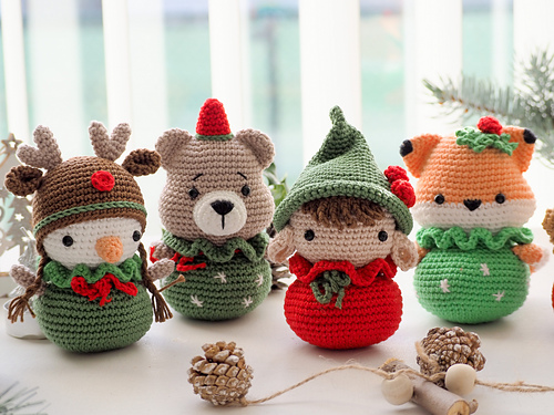 Crochet julepynt - Natalia Ruzanova
