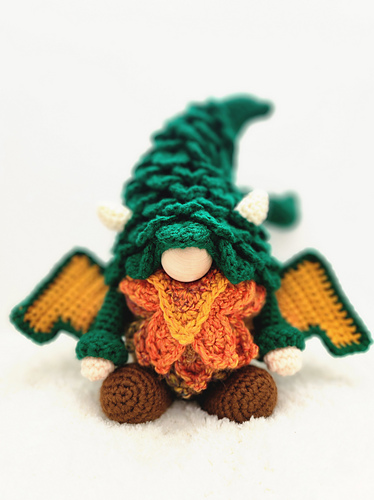 Gnorman Firefluff Dragon Gnome