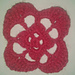 Simple Flower Square pattern 