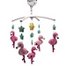 Flamingo mobile pattern 