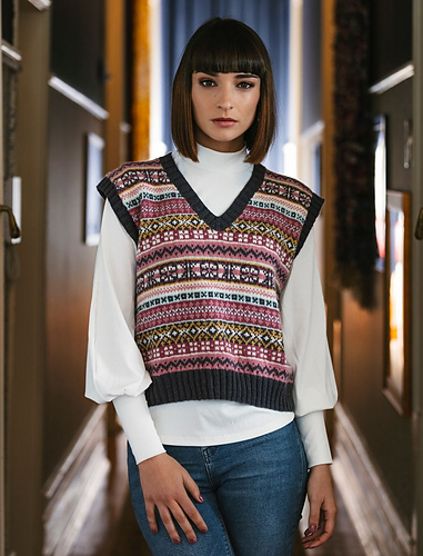 Jacquard Vest