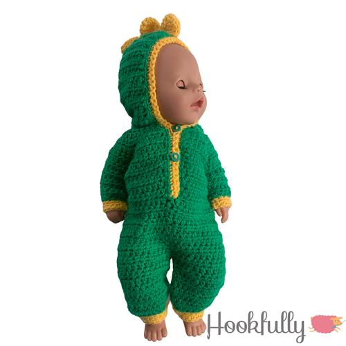 Dinosaur baby dolls onesie photo 6