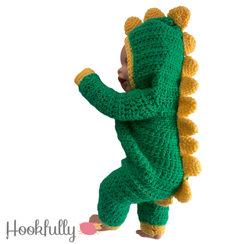 Dinosaur baby dolls onesie photo 7