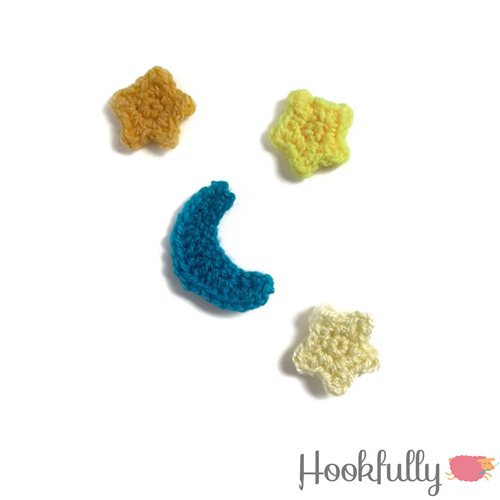 Moon and star appliqués photo 10
