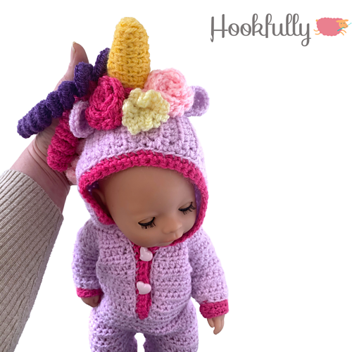Unicorn baby dolls onesie photo 6
