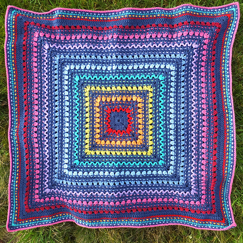 Trehundre og treble-gress Blanket - Rosie Forth