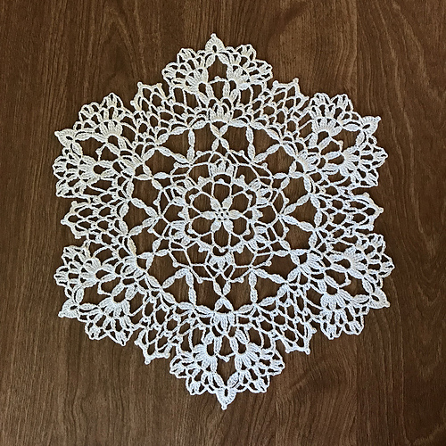 Lacy Six Point Doily photo 1