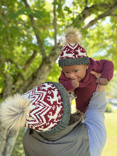 Ravelry: Reindeer Romp Beanie pattern by RosiePosieKnitCo