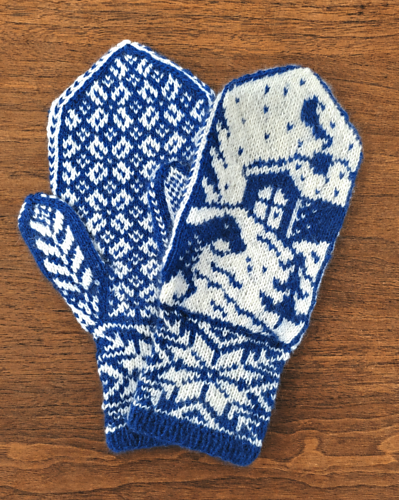 Through the Wood Mittens