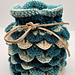 Dragon Scale Dice Bag pattern 