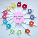 Forget Me Not Barefoot Sandals pattern 