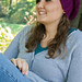 Blocks and Seed Stitch Winter Hat pattern 