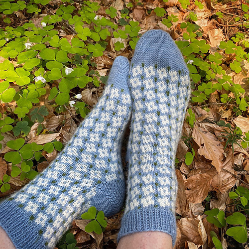 Sø av blomster Sokker - byRunningyarn2