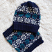 Rhombus and snowflakes pattern 