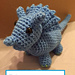 Easy Amigurumi Triceratops pattern 