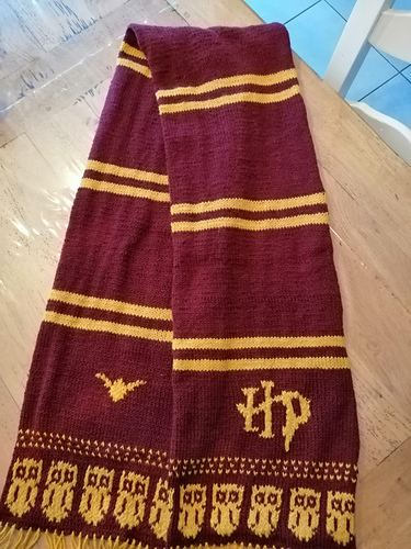 Skjerf Harry Potter - bySabthy