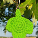 Leaf Pin/Hair Clip and Keychain pattern 