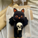 Bat Cat With Skull pattern 