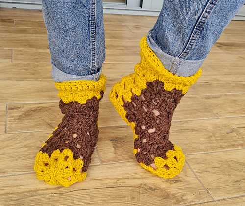 Hexa Granny Slippers/Socks