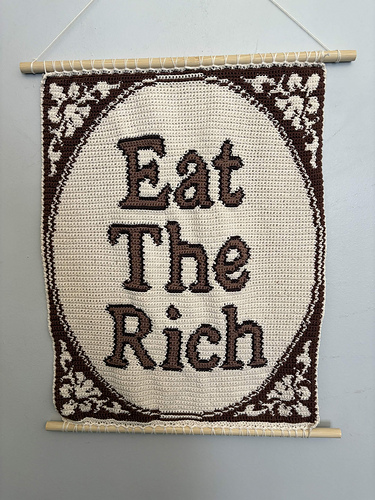 Eat The Rich Tapestry