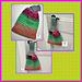 Neon Granny Knot Bag pattern 