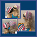 Filet Flower Headscarf Bandana pattern 
