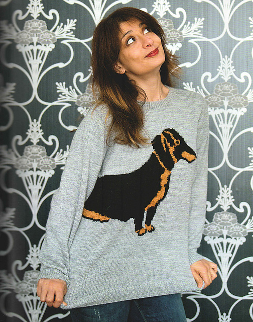 Divine Dachshund Sausage Dog Sweater