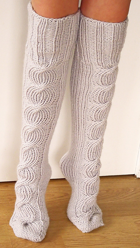 Chunky Socks pattern by Sarah Taylor x