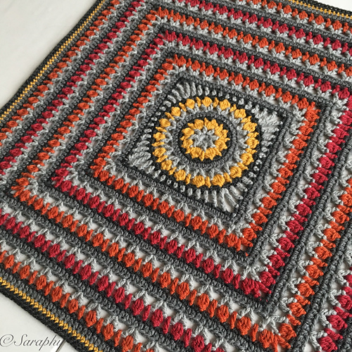 Large Flower Wheel Coaster Square photo 5