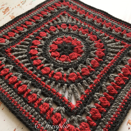 Medium Flower Wheel Coaster Square photo 4