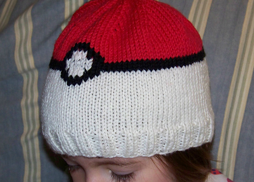 Ravelry: Pokeball Hat pattern by Sasha Stavsky