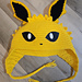 Jolteon crochet beanie pattern