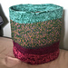 Easy Scrap Yarn Basket pattern 