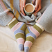 Slip Stitch Stripe Socks pattern 