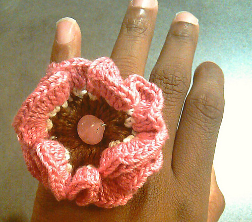 Adjustable Flower Ring photo 6