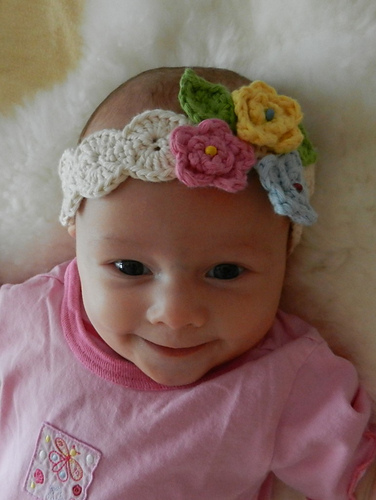 Pearly Girl Baby Headband photo 3