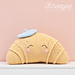 Cuddly Croissant Cushion pattern 