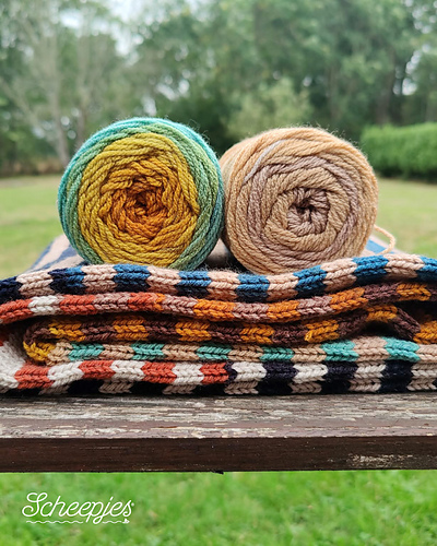 Stripey Infinity Scarf