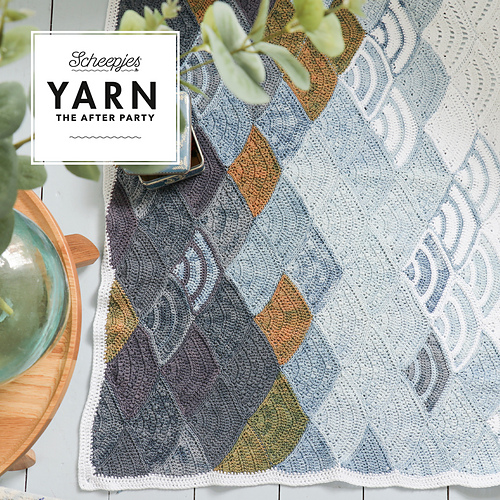 Ravelry Mountain Clouds Blanket pattern by Christina Hadderingh