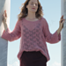 7691-3 Shimmer Lace Sweater pattern
