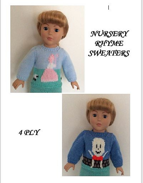 Ravelry Nursery Rhyme Sweaters pattern by UNA HENDRY