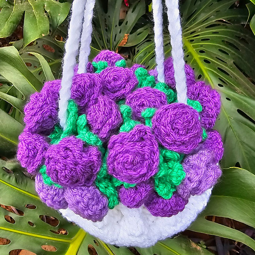 Flower Bouquet Drawstring Bag photo 4