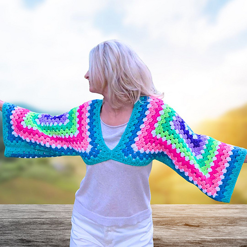 2 Granny Square Sweater