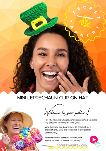 Mini Leprechaun Clip On Hat photo 7