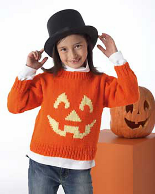 Ravelry: Very Scary Pullovers: Jack-O 