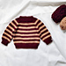 The Striped Baby Pullover pattern 