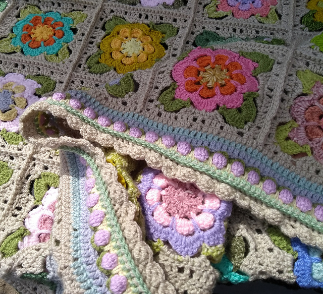 Ravelry SewWooly's Faded Painted Roses Blanket