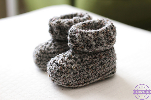 The Parker Baby Booties photo 2