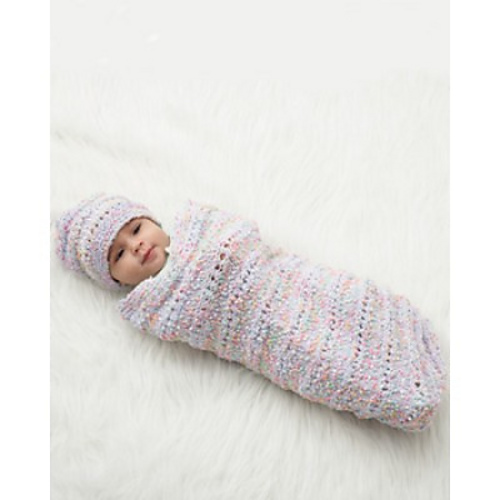 Ravelry Baby Sack and Cap pattern by Bernat Design Studio